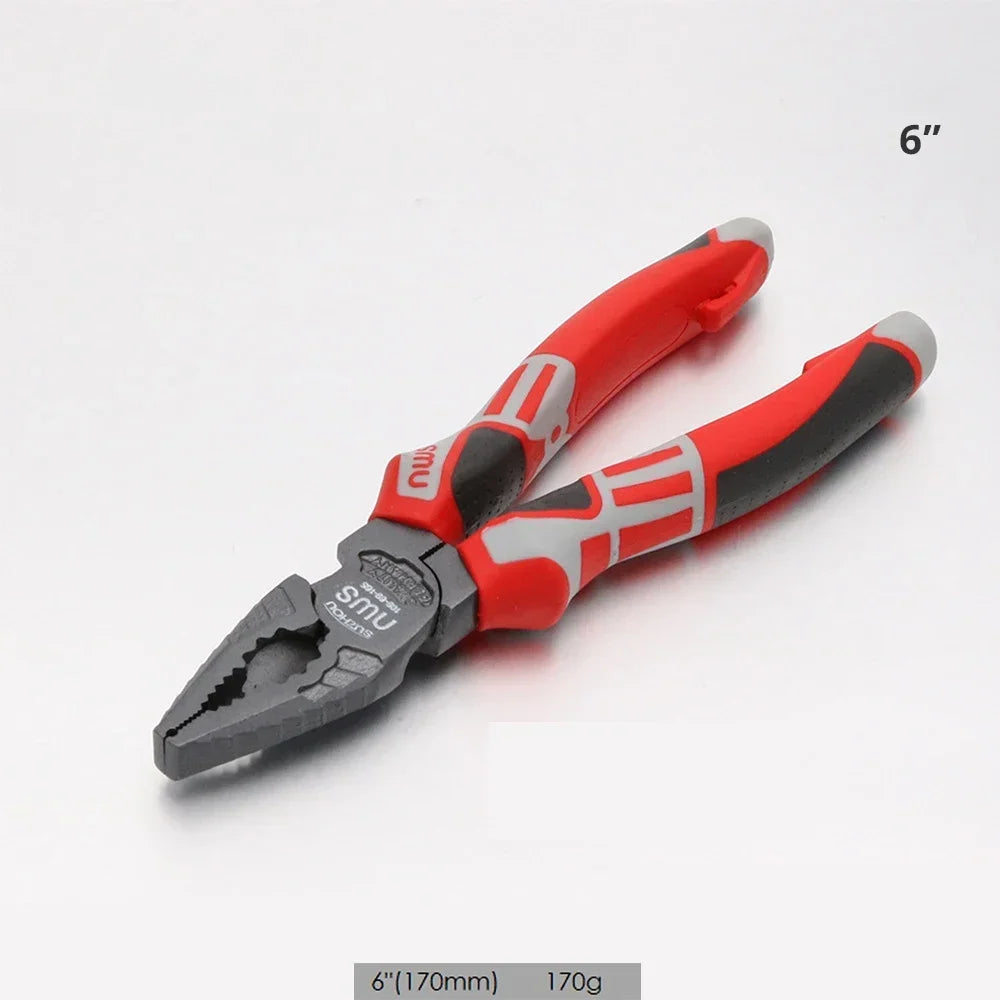 Universal Wire Cutter Needle Nose Crimping Plier Electrician Working Hardware Diagonal Pliers Qme A1