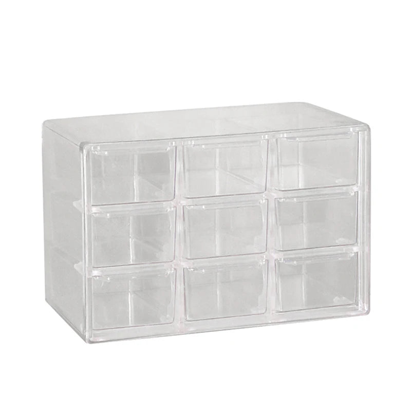 Multi-grid Large Capacity Eye Rack Transparent Storage Box Beauty Qme