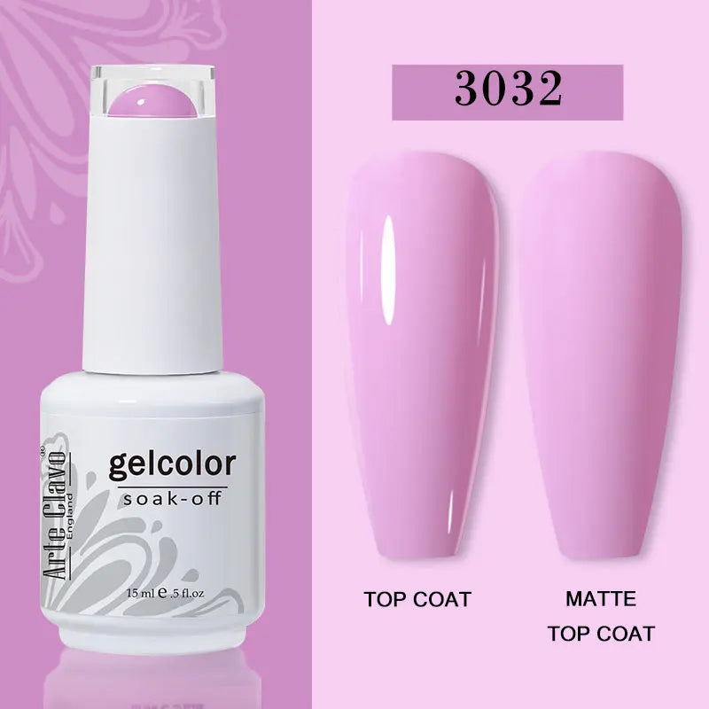 Arte Clavo Transparent Nude Pink Jelly Gel Nail Polish Semi Permanent