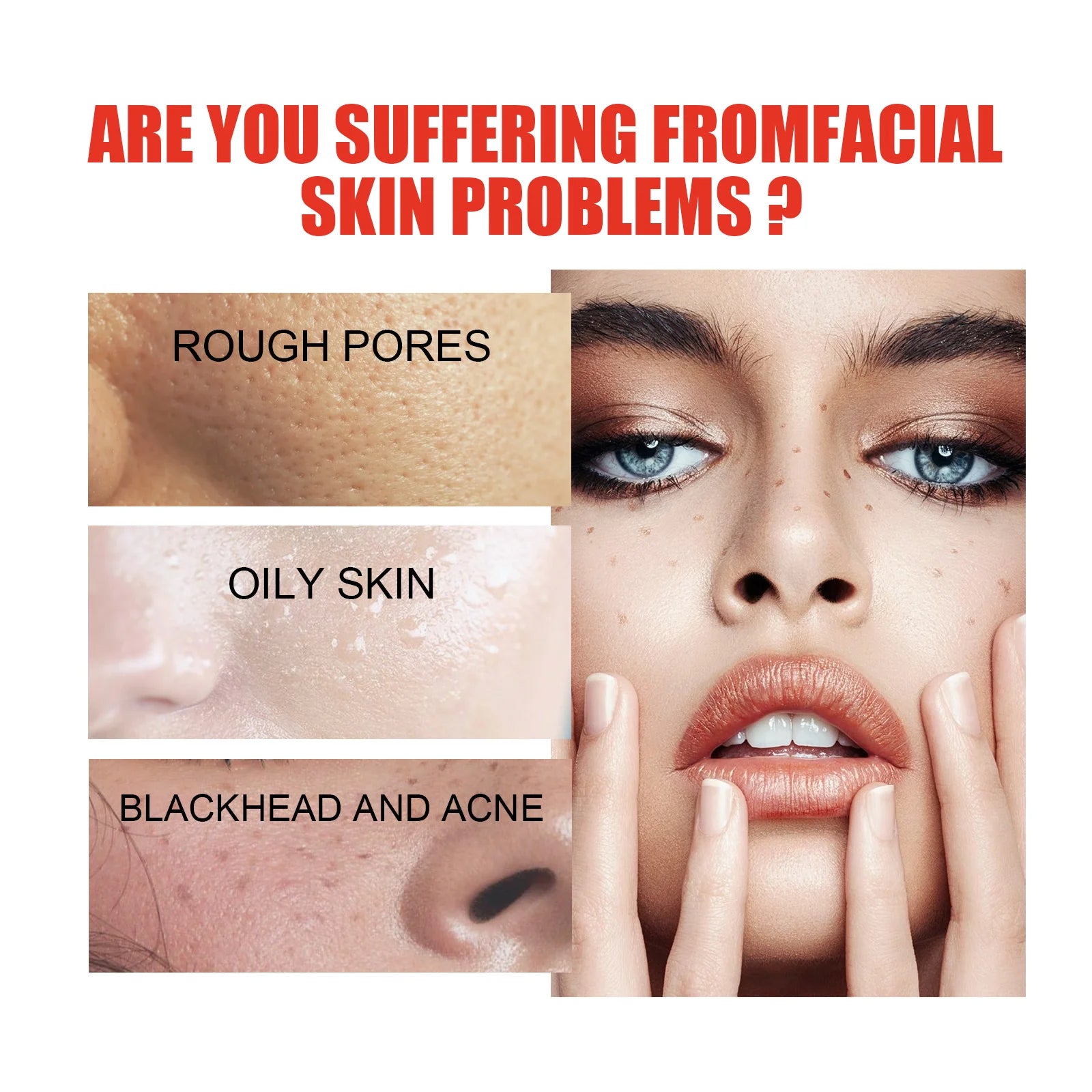 Salicylic Acid Face Serum Firming Lifting Shrinks Pores Niacinamide Brighten Skin Tone Fade Acne Scars Moisturizing Skin Care Qme