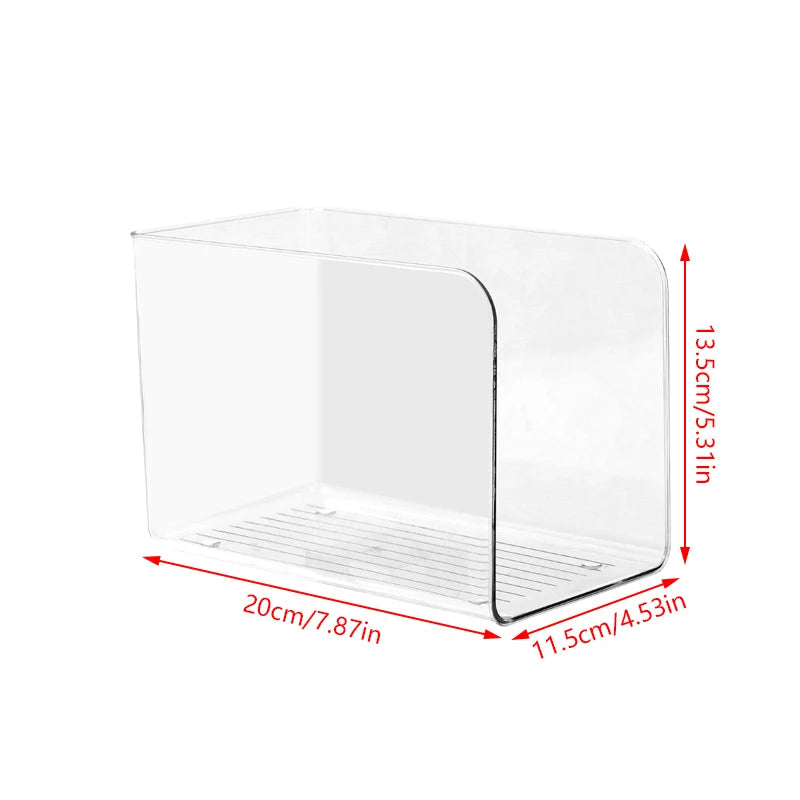 U-shaped Book Folder Desk Storage Rack Home Office Portable Acrylic Qme Default Title
