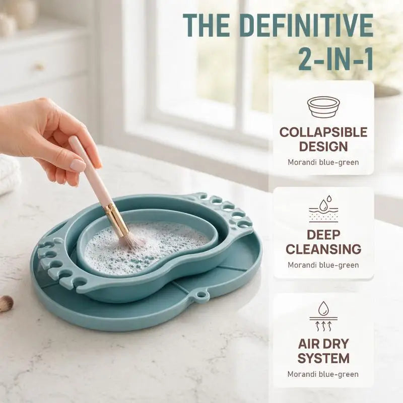 Collapsible Silicone Washing Bucket Outdoor-friendly Portable Paint Qme