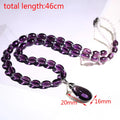 Amethyst Necklace Crystal Bracelet Craft Decorativas Stone Jewelry Qme one size
