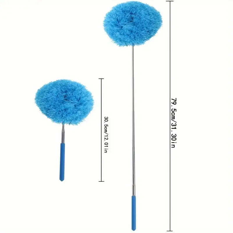 Multifunctional Ceiling Fan Cleaner Dusters Brush For Car Ceiling Home Cleaning Reusable Long-Handled Household Cleaning Tools Qme