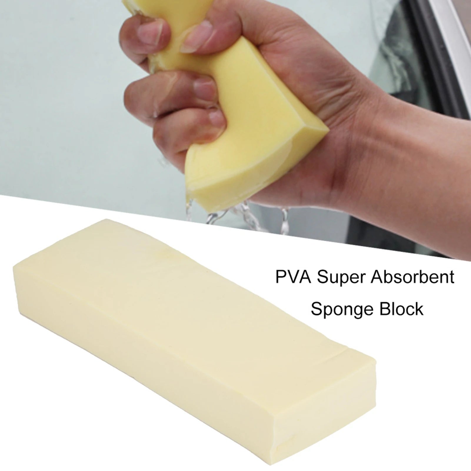 Car Washing Sponge Car Multifunctional PVA Super Absorbent Cleaning Sponge Block Washing Tools Multifunctional Sponge Block Qme
