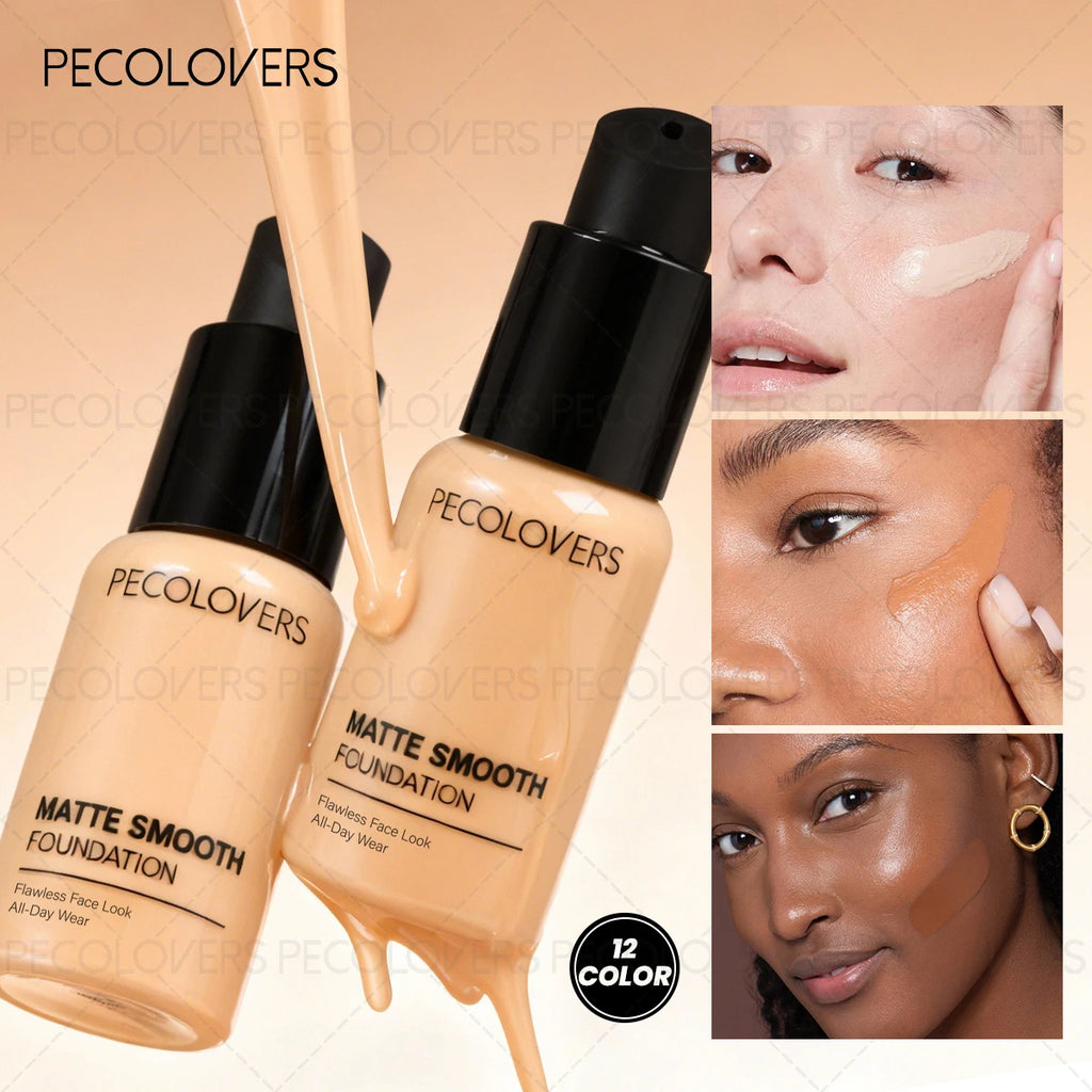 Waterproof Oil-control Face Foundation Concealer Complete Coverage Qme