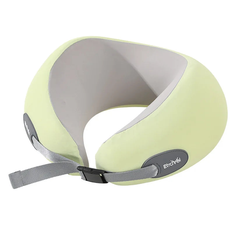 Compact Lightweight Memory Foam U-shaped Pillow Travel Neck Support Qme