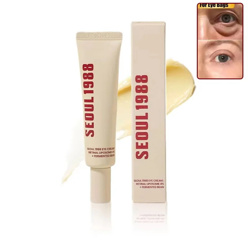Seoul 1988 Retinol Ginseng Eye & Face Cream Serum Set Firming Moisturizing Diminish Lines Wrinkles Skin Care Essences Qme 1pc