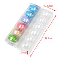 ^5 Macaron Boxes Clear PET Dessert Pastry Packaging Box Birthday Holiday Gift Cake Display Dessert decoration of 6 Macarons Qme 1pc 5pcs