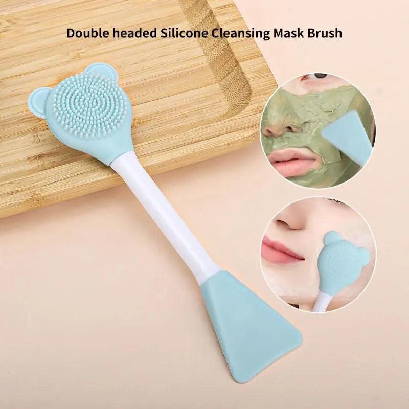 Face Mask Mixing Bowl DIY Facemask Tool Facial Stick Spatula Silicone Qme