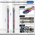 Tiles Concrete Metal Ceramics Drill Bits Tools 6- Four-edge Serrated Qme A3