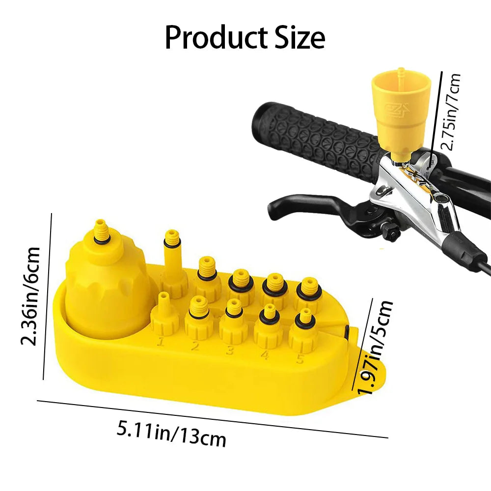 Universal Bicycle Hydraulic Disc Brake Mineral Oil Bleed Tools MTB Qme