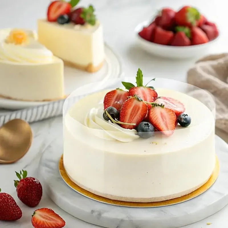 10M Transparent Acetate Cake Collar Roll Mousse Cake Edge Liner Thick Baking Tool for Chocolate Cake & Desserts Qme