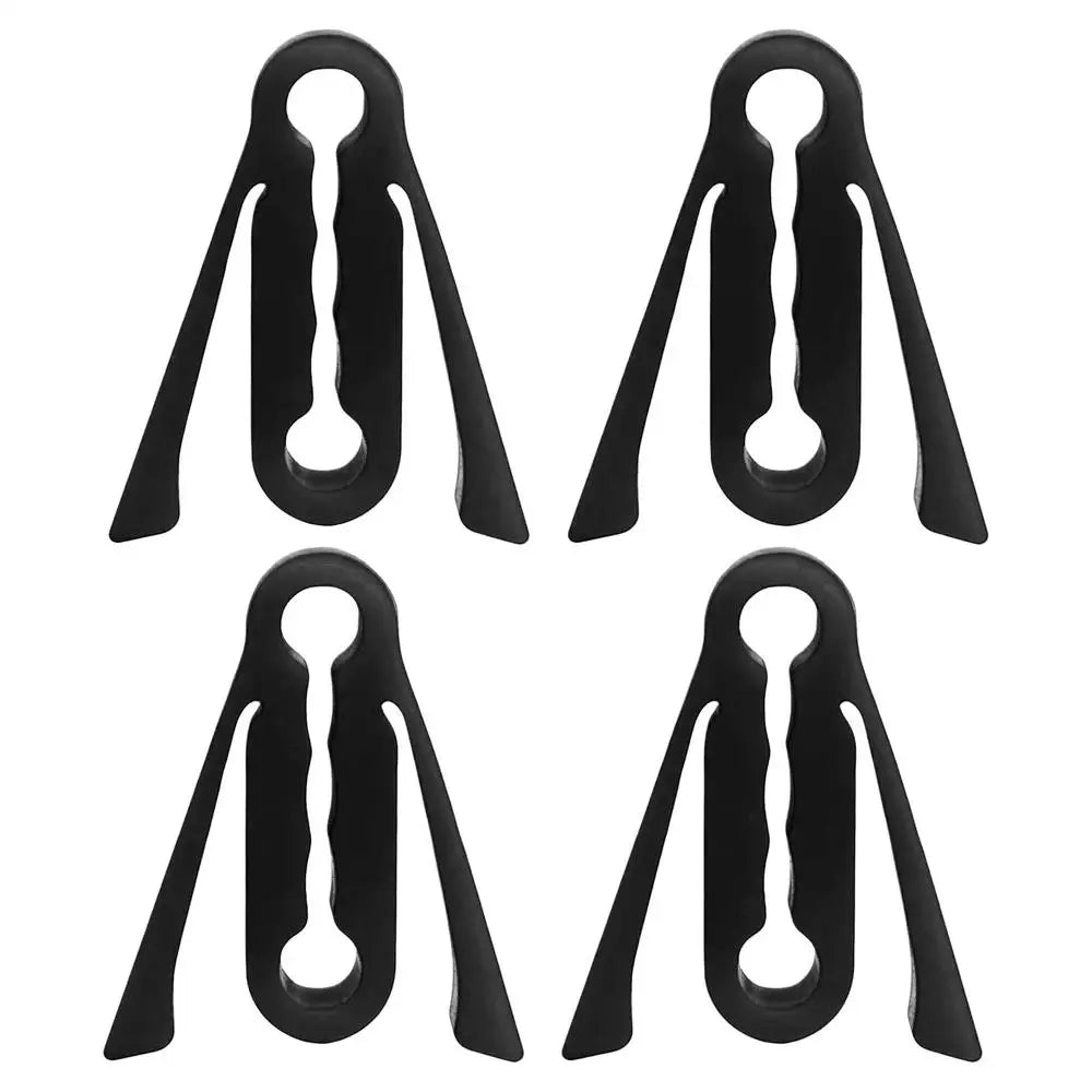 Silicone Car Door Latch Covers Shock Absorption Pad Noise Reduction Qme Black