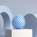 Yoga Hedgehog Massage Ball Yoga Fascia Ball Sports Fitness Muscle Relaxation Massage Stick Shoulder Neck Leg Sole Meridian Ball Qme Blue No plug