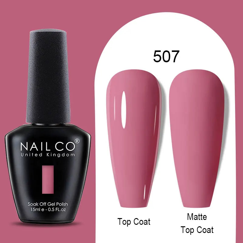 NAILCO Nude Nails Gel Nail Polish UV LED Semi-permant Varnish Hybrid