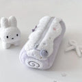 Cute Cream Swiss Roll Plush Pencil Case Large Capacity School Student Qme A1