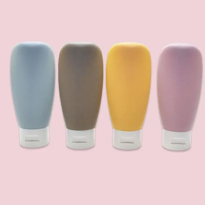 Refillable Bottle Soft Lotion Container Squeeze Tube Empty Portable Qme Matte Colorful 60ml
