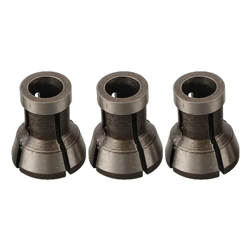 8mm 6.35mm 6mm Collet Chuck Adapter With M17 Nut Engraving Trimming Machine Router Collet Chuck Adapter Milling Cutter Access Qme
