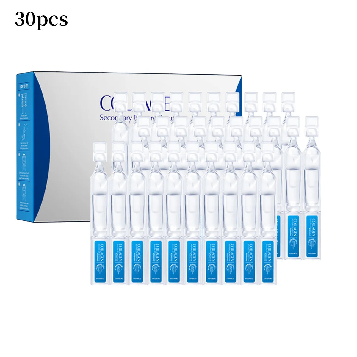 30 Collagen Essence Anti-wrinkle Make Skin Younger-looking Skincare Qme 30pcs 1.5ml