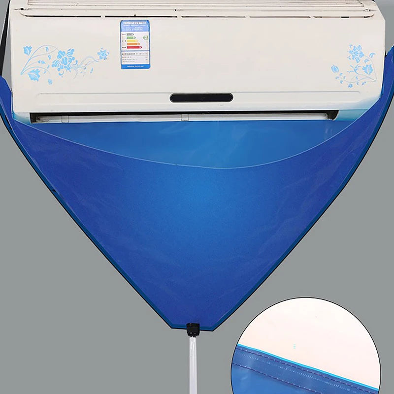 Air Conditioning Water Cover Full Set of Cleaning Tools with Water Pipe Dust Protection Air Conditioning Cleaning Cover Bag. Qme
