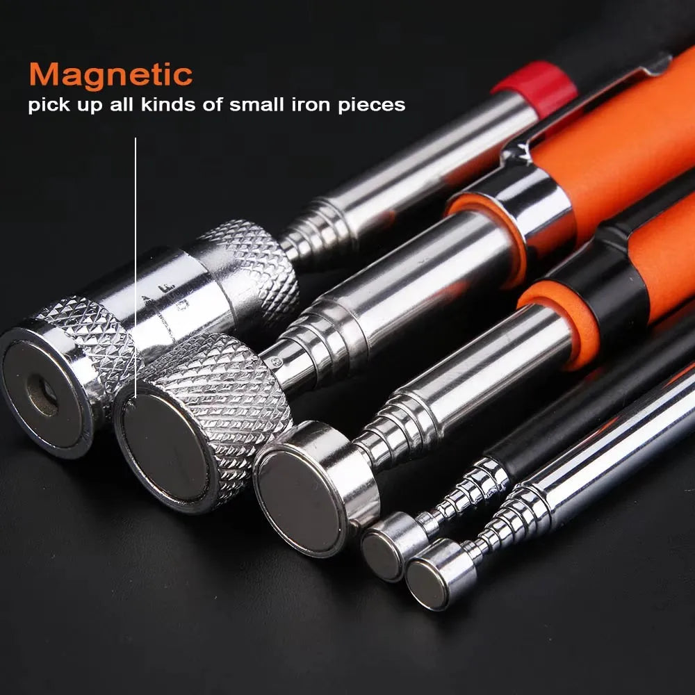 1pc Mini Portable Telescopic Magnetic Magnet Pen Handy Tool Capacity For Picking Up Nut Bolt Extendable Pickup Rod Stick Qme