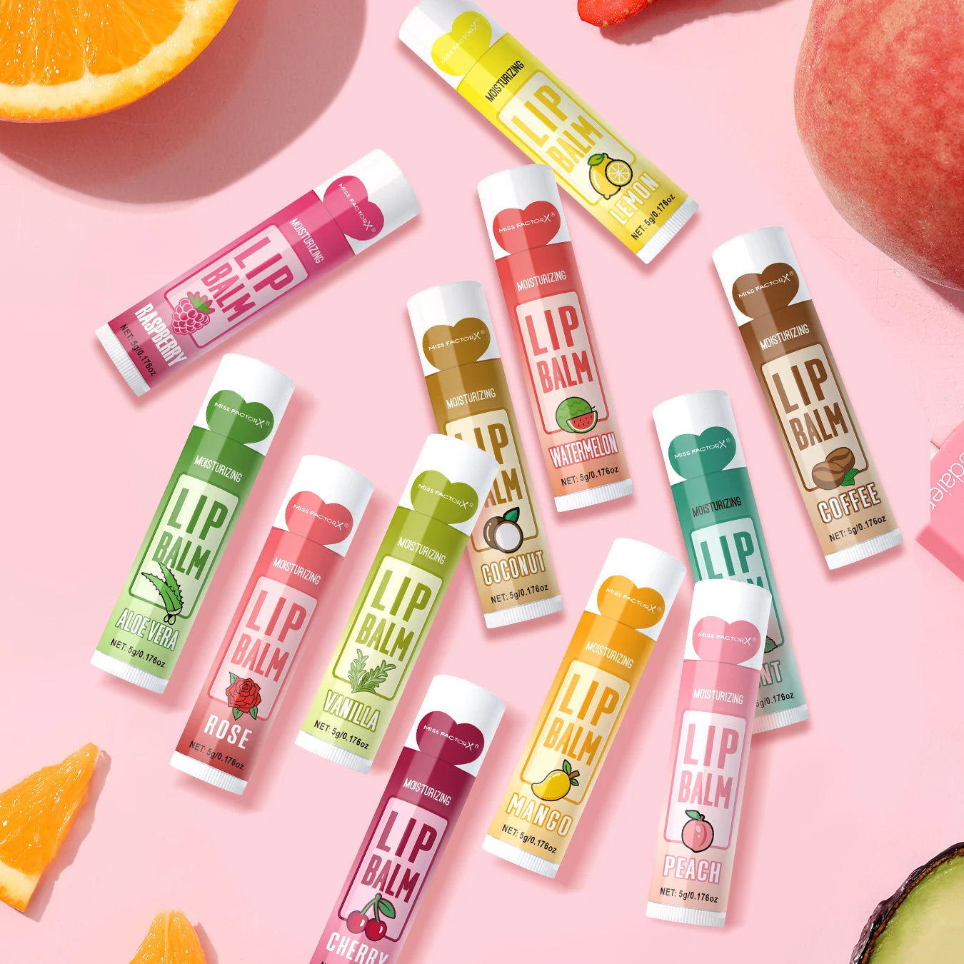 36PCS Moisturizing Lip Balm set 5g deep moisturizing and brightening lips Party gift for friends Qme