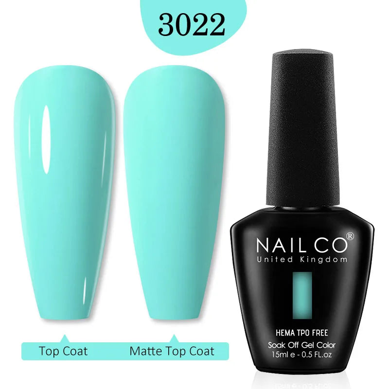 NAILCO Glitter Reflective Series Gel Nail Polish Nails Art Semi Qme