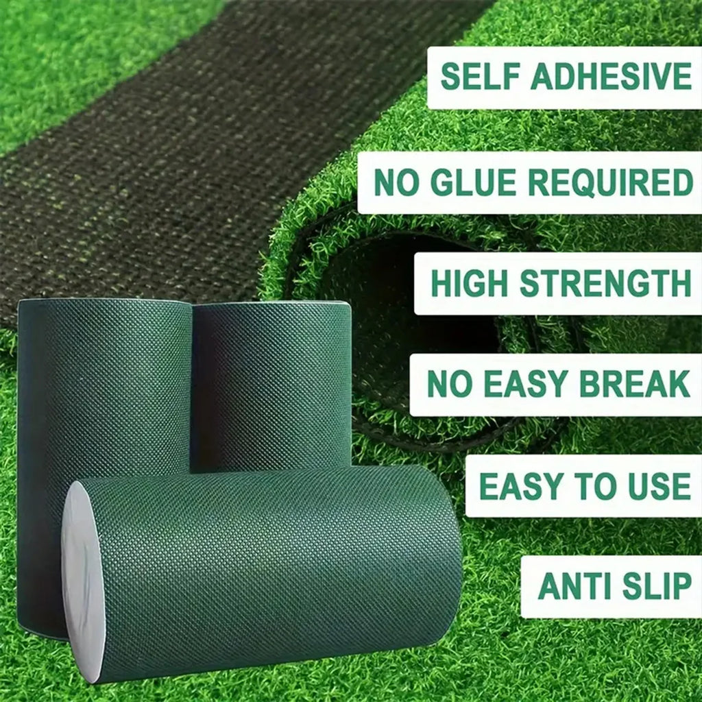 High Viscosity Artificial Grass Turf Self Adhesive Seam Tape for Lawn Garden Carpet Simulation Grass Connection Repair Tape Qme