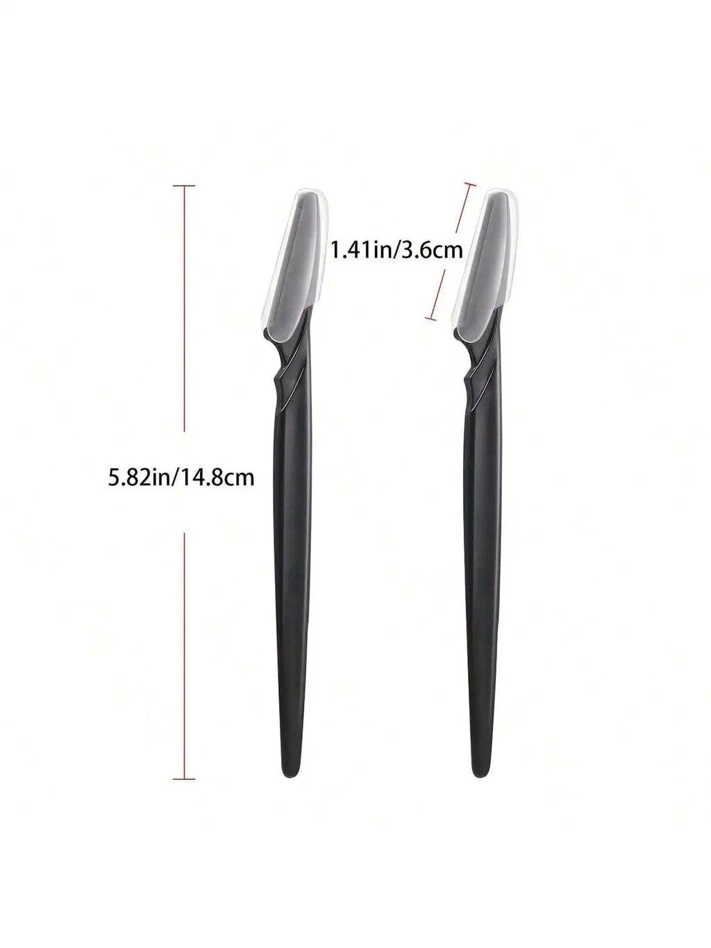 Black Eyebrow Trimmer Scratch Resistant Blades Qme