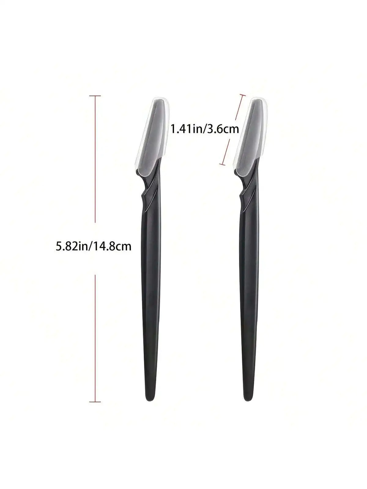 Black Eyebrow Trimmer Scratch Resistant Blades Qme