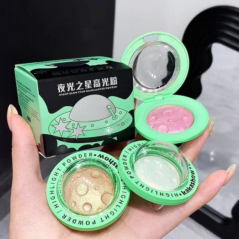 Planet Space Highlighter Powder Brighten Fairy Adas Shimmer Water Qme
