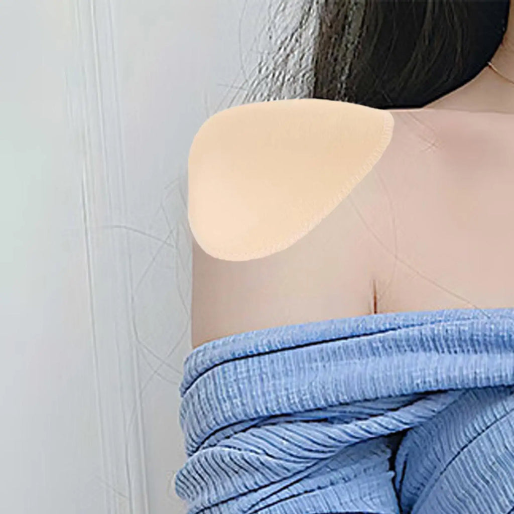 Bra Shoulder Pads 3 Pairs Sewing Shoulder Pads Shoulder Enhancer for Women Men Breathable Sponge Pads for Blazer Suit Coat Qme