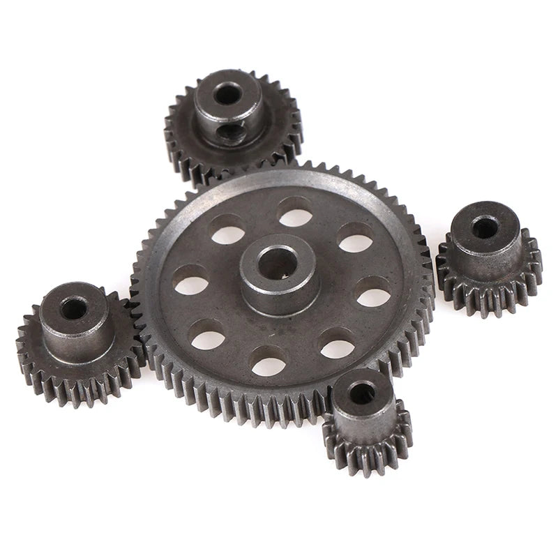 HSP Steel Metal Spur Differential Main Gear 17T/21T/26T/29T/64T Pinion Gear Qme