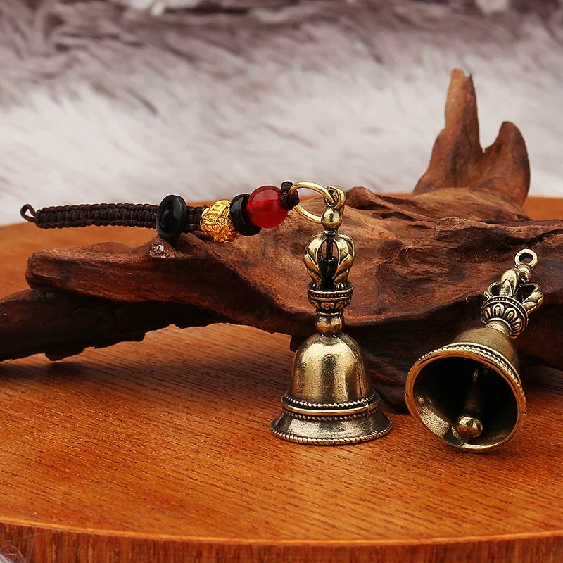 Brass Handicraft Die-casting Drop Magic Antique Bell Wind Tibetan Qme