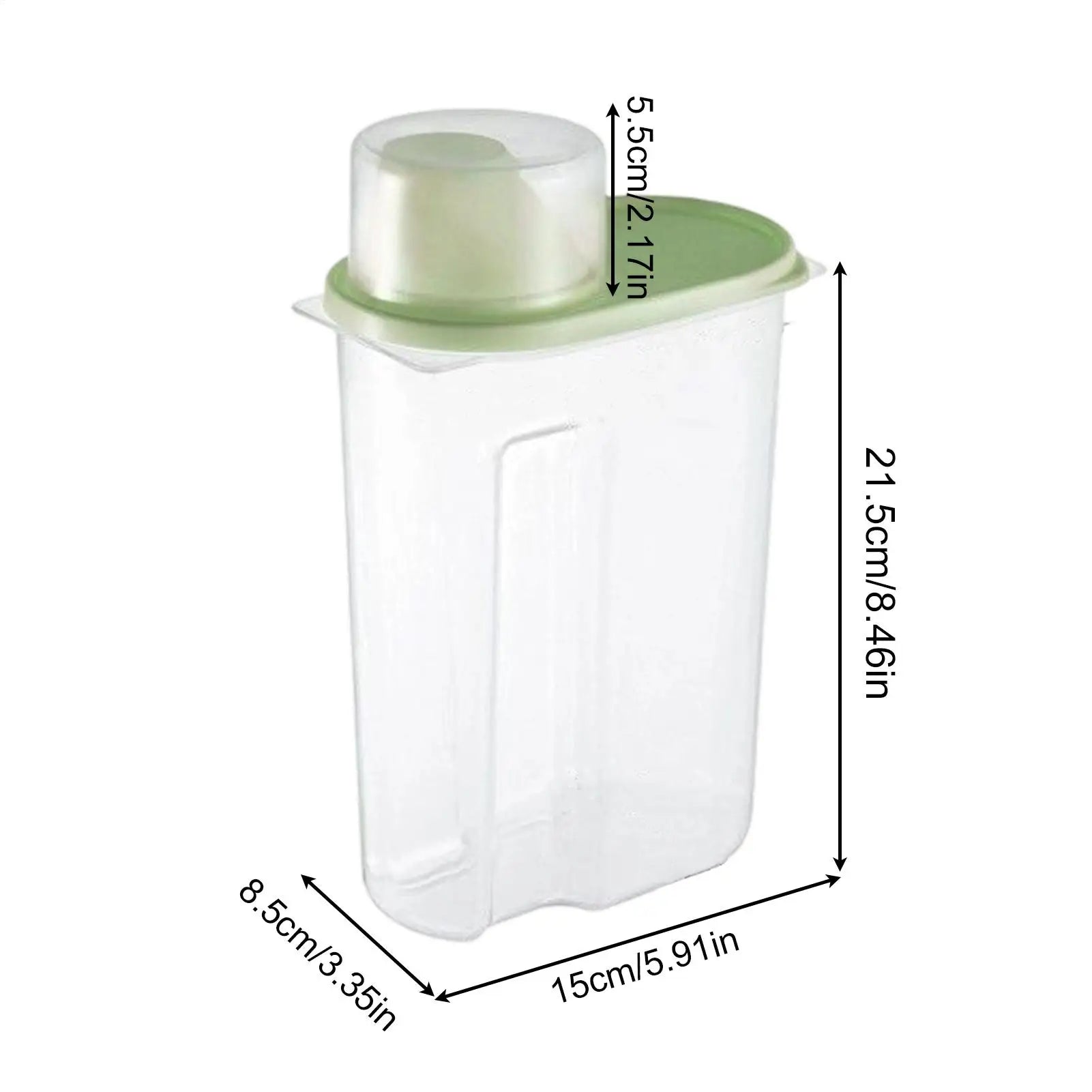 Canisters Sets Kitchen 4 Clear Airtight Supplies Rice Storage Qme