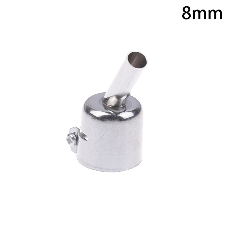 850 3/4/5/6/7/8/10/12MM Hot Air Nozzle 45 Degree Curved Angle Welding Nozzle For 850 Series Hot Air Rework Station Accessories Qme 8mm