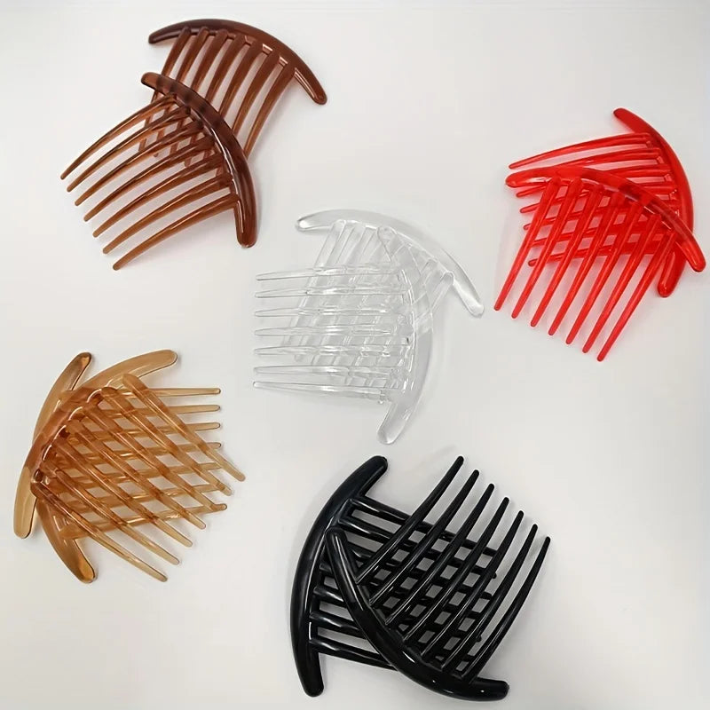 Seven-tooth comb, shaped brush hair comb, suitable for common hairstyles, durable handle, comb Qme