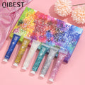 QIBEST Festival Body Glitter Gel Face Eye Glitter Eyes Holographic Cosmetics Laser Powder Chunky Nails Hair Glitter Makeup Sets Qme Glitter Cream Sets