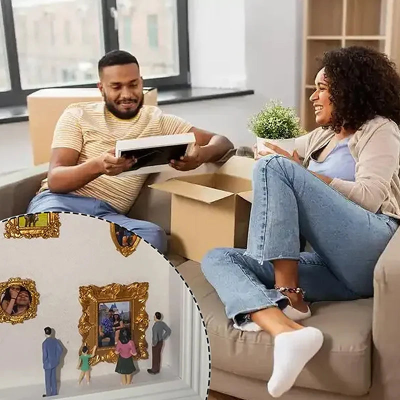 DIY Mini Museum Silhouette Box–Celebrate Your Unique Memories In Style, Personalized DIY Photo Family Memory Display Case Frame Qme