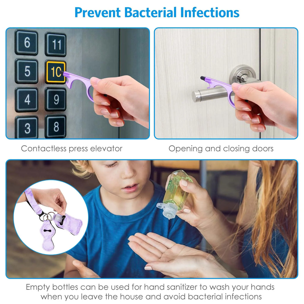 Safety Keychain for Women Full Set Self Defense Security Portable Key Chain Personal Alarm Emergency Tools Qme