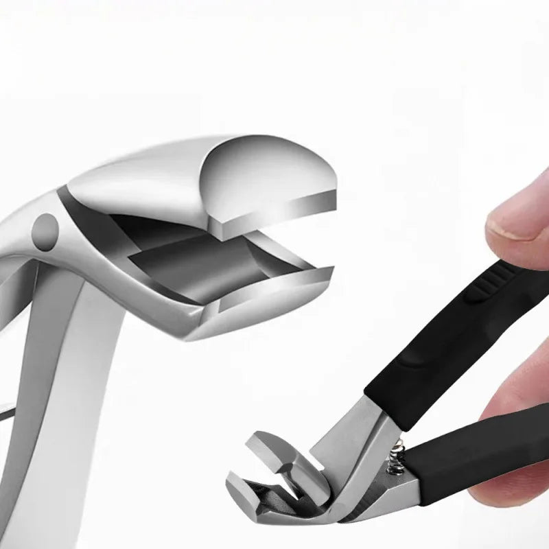 5 pieces Specialized Nail Clipper Set Pedicure Tools with Eagle Beak Clippers, Thick/Ingrown Toenail Cutter &Paronychia Scissors Qme