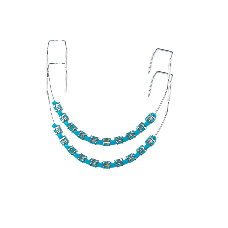 Universal Orthodontic Brackets Invisible Orthodontic Aligners Fashion Braces Teeth Temporary Braces Orthodontics Dental Braces Qme Blue China Mainland