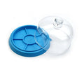 6 Slots Watch Dust Sheet Cover with Tray Watch Movement Repair Tool Jewelry tools Spare Protector Watchmaker Repair Tool Qme Blue Dust cover
