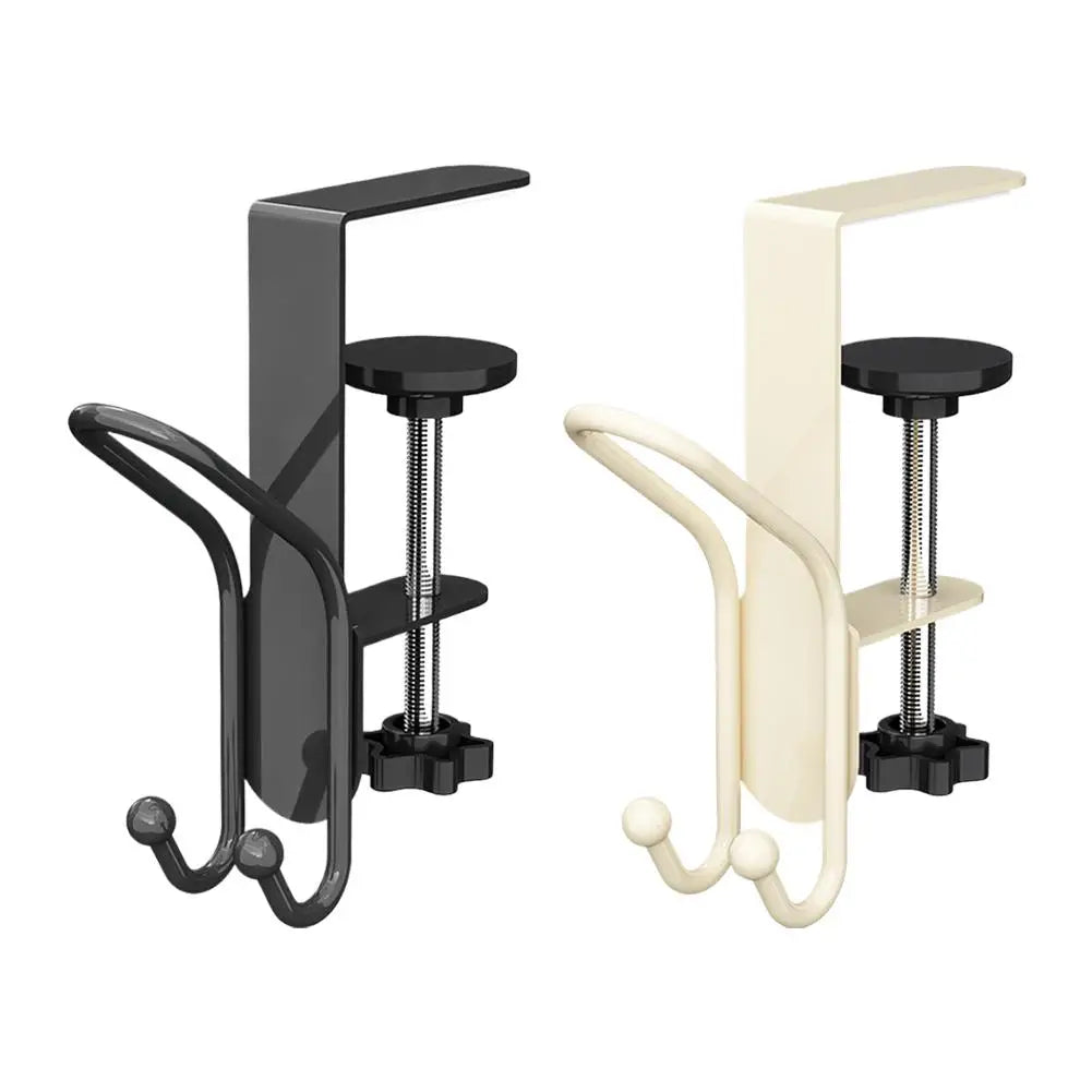 Portable Hanging Bag Hook Student Desk Side Hanging bag Artifact Removable mobile Handbag Holders Multi-functional Table Hook Qme