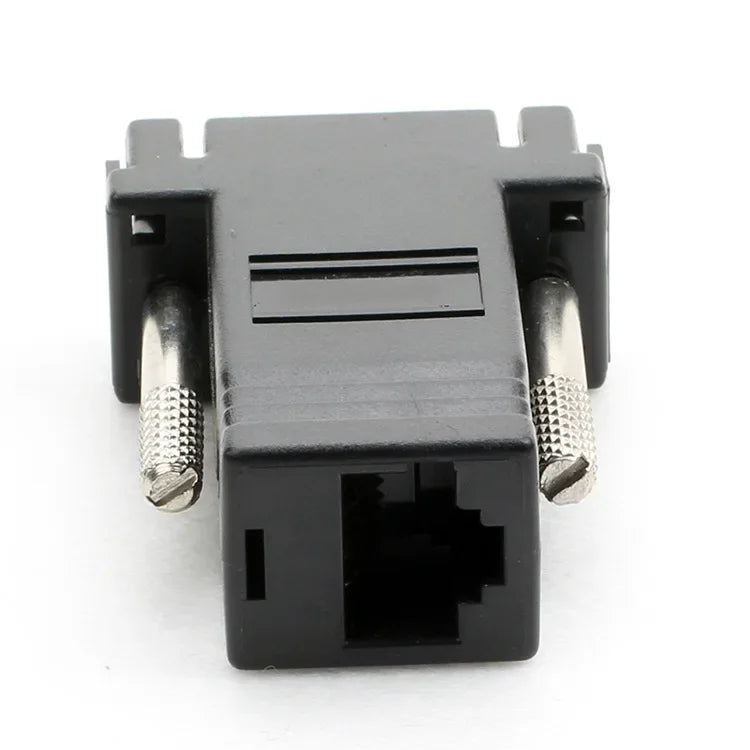 ESCAM 10PCS/LOT VGA Video Extender Male to LAN CAT5 CAT6 RJ45 Network Cable Female Adapter vga to rj45 adapter Qme