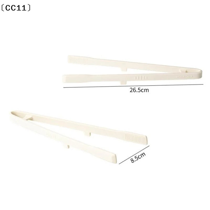 Silicone Grill Tongs Non-stick Food Bread Clip Heat Resistant BBQ Qme