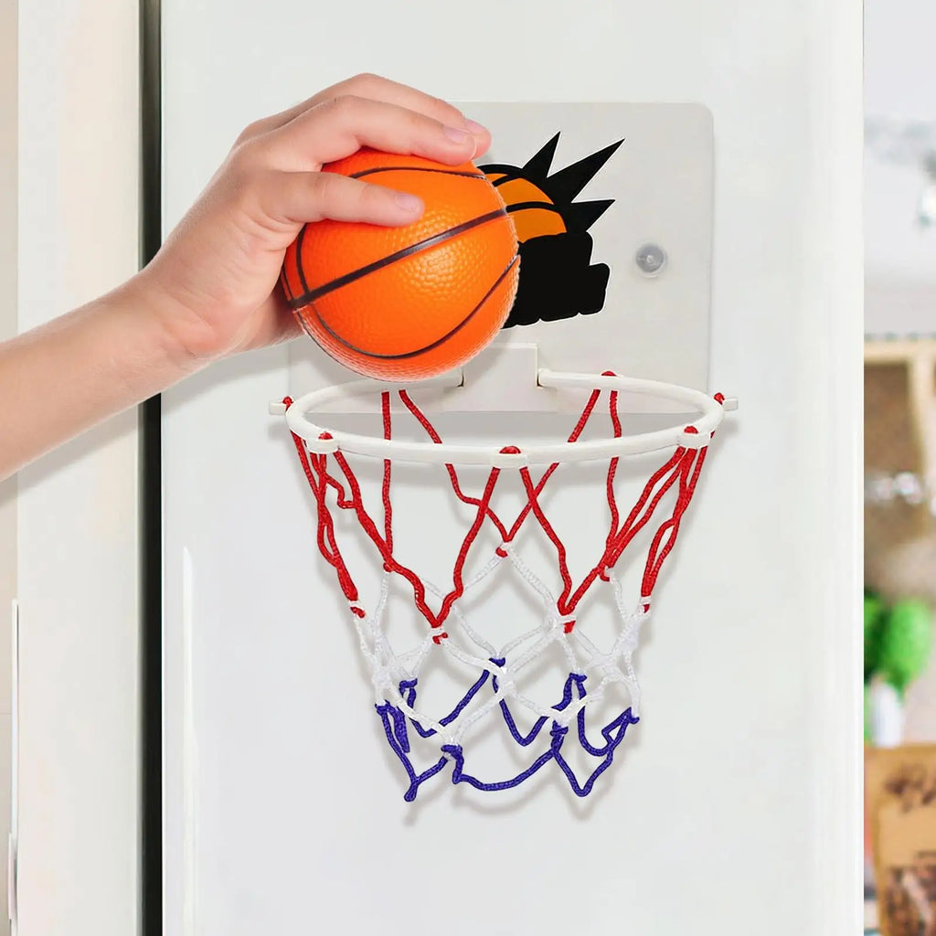 Kids Basketball Hoop Small Suction Cup Game No Drilling Basketball Hoop Games for Kids Boys Girls Exercise Home Classroom Qme