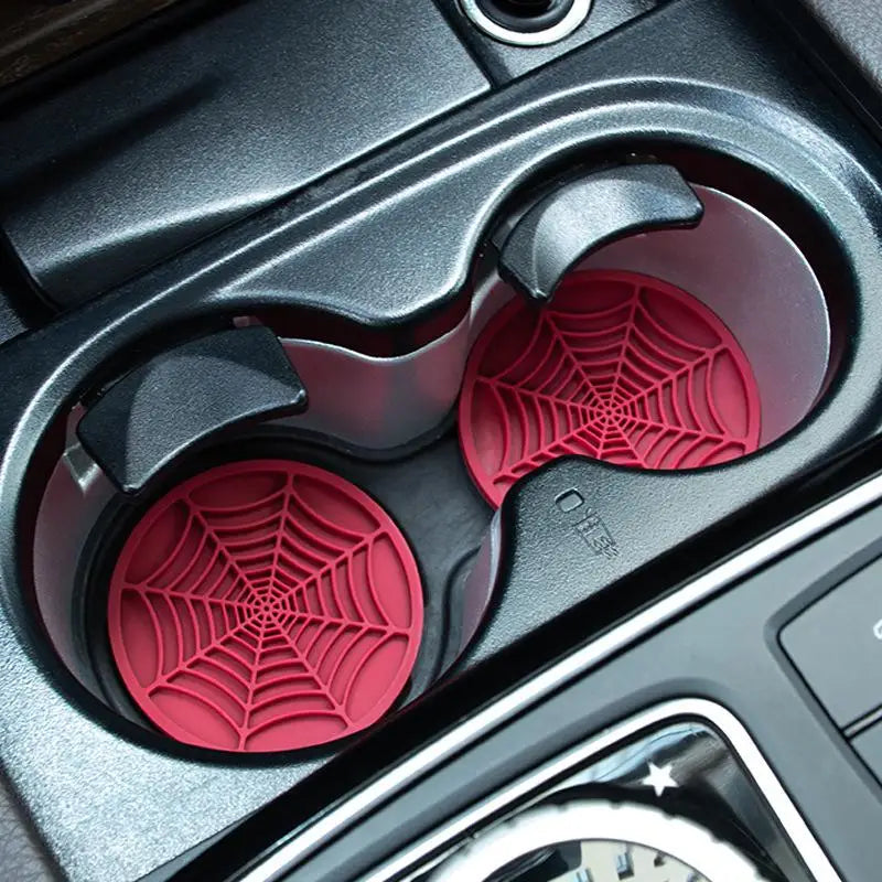 Universal Auto Cup Holder Coaster Silent Pad Anti-slip Car Stable Qme