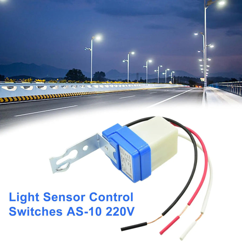 Photoelectric Sensor Light Control Button Dusk Dawn Day Night Auto Qme